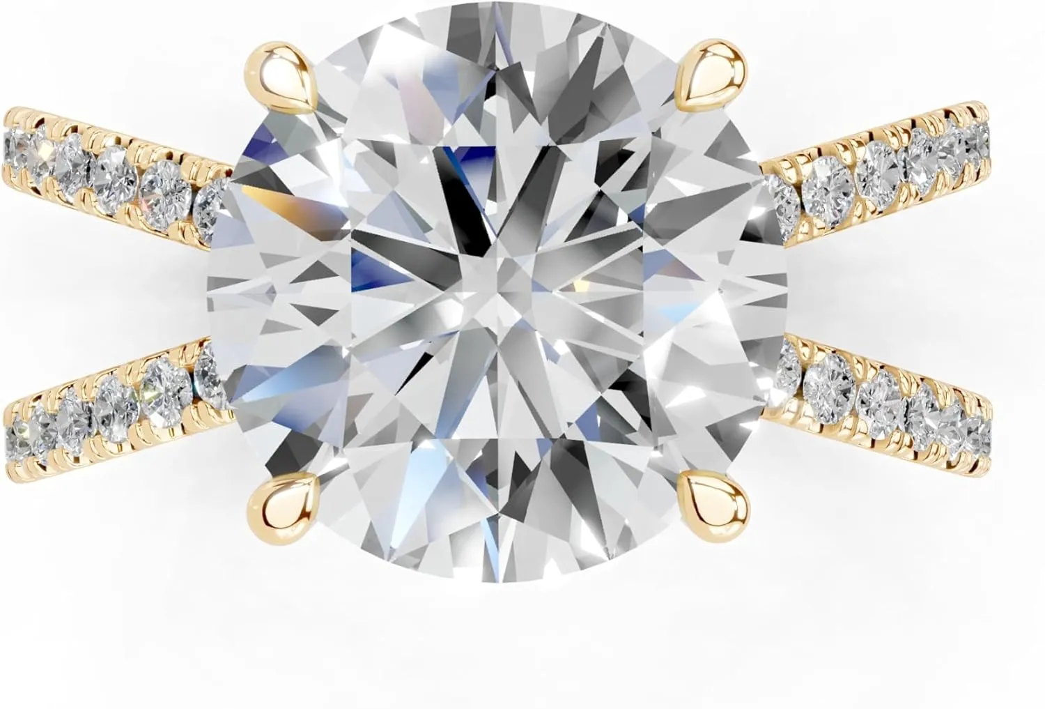1-3 Carat 14K 18K Gold Platinum Princess Cut 4 Prong Solitaire Lab Grown Diamond Ring, Engagement, Anniversary, Wedding, IGI Certified, Promise Rings for Women (1-3 Ct, F-G Color, VS1-VS2 Clarity)