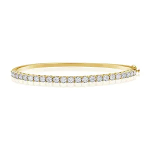 14K GOLD DIAMOND ALLEGRA BANGLE