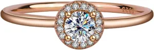 1Ct Diamond Rings for Women - Round Cut 14k Gold Ring - Engagement Rings & Wedding Rings for Women