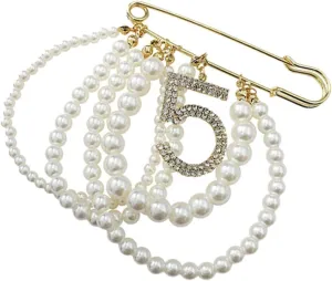 1pc Brooch Tassel Pendant Unique Brooch for Women Elegant Fashion Accessory for Special Occasions