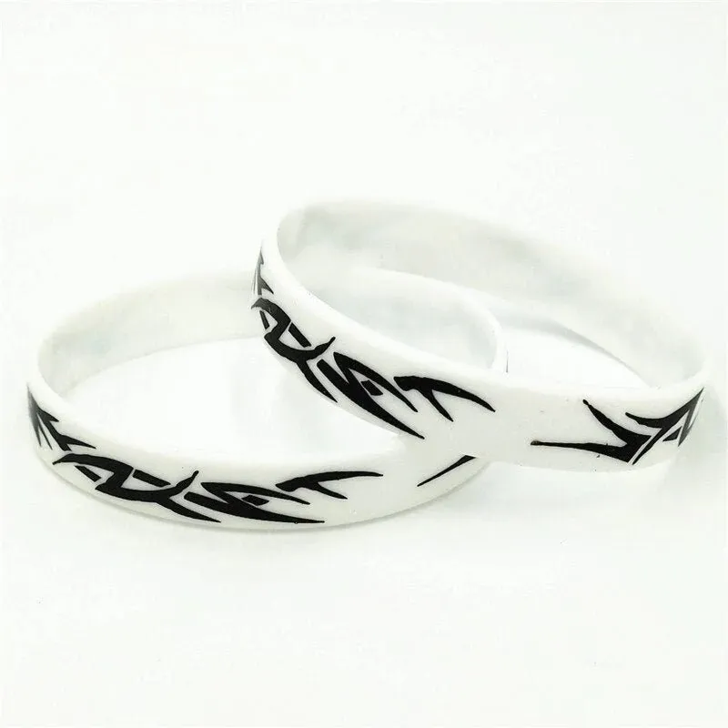 3PCS Fashion Ghana 20cm Silicone Bracelet & Bangles