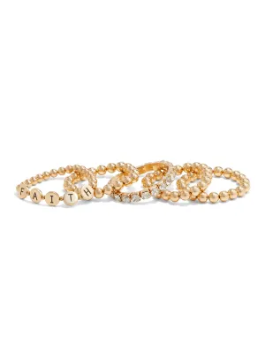 6-Piece Faith Bracelets Set