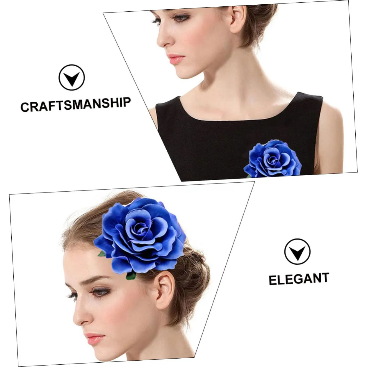 8Pcs Fake Rose Corsage Cloth Brooch Lifelike Flower Dress Pins for Brides and Special Occasions for Eye Catching Style and Memorable Moments