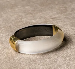 Alexis Bittar Carved Lucite Bracelet