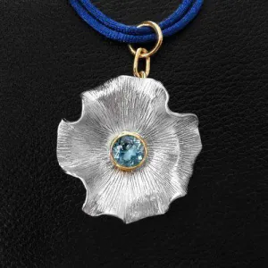 Amaryllis Sterling Silver Pendant