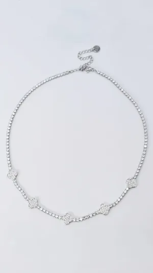 Amelia Radiance Silver Necklace