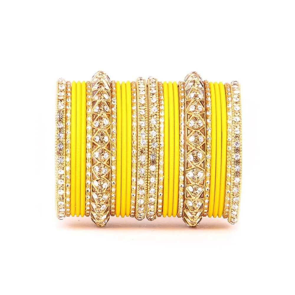 Antique Lac Bracelet with Matte Finish Bangles Set