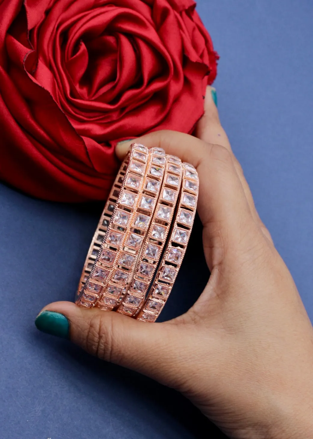 ANTIQUE SQUARE DESIGNER BANGLES