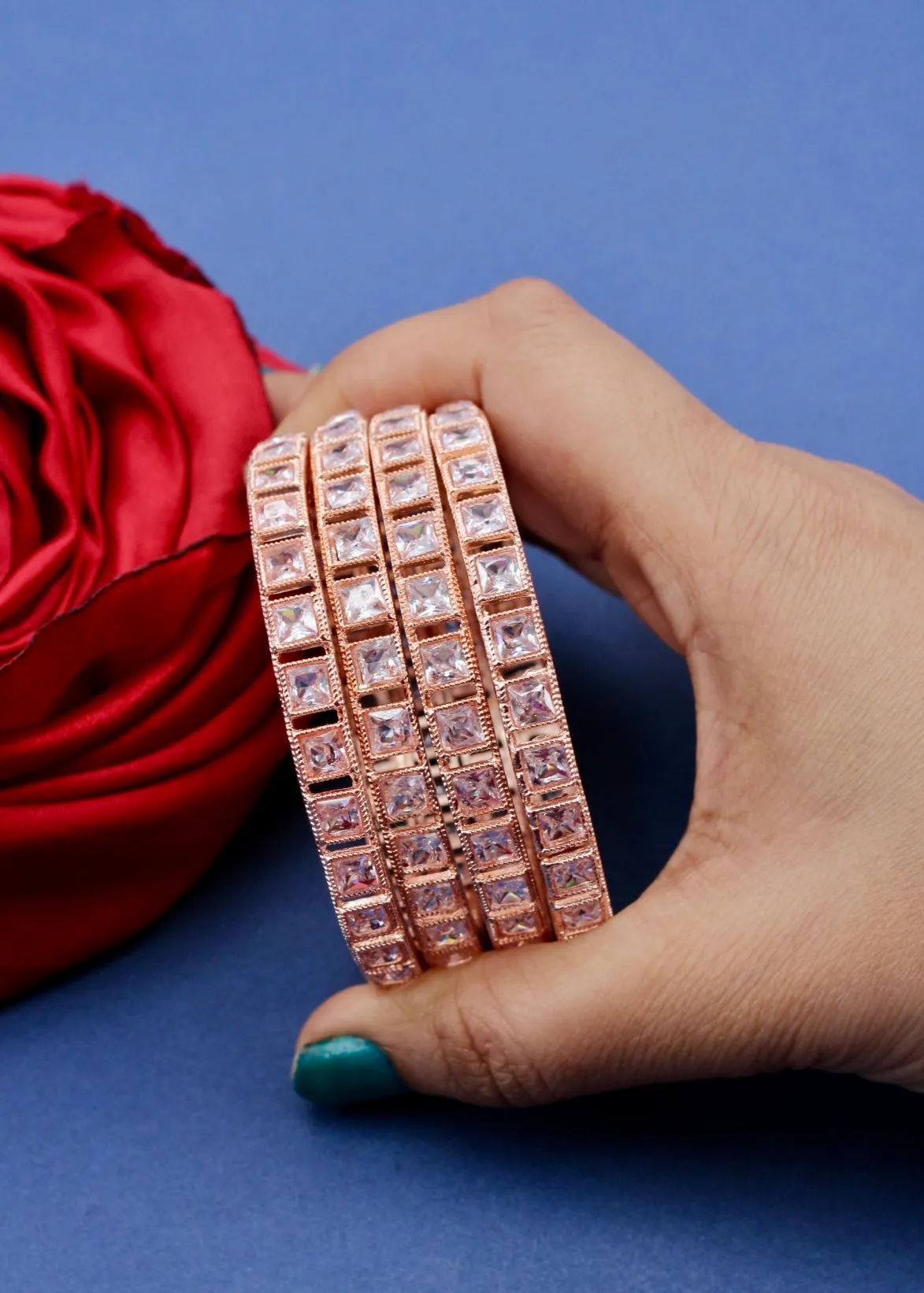ANTIQUE SQUARE DESIGNER BANGLES