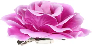 Artificial Rose Flower Hair Clip Vibrant Simulation Brooch for Women Versatile Floral Accessory for