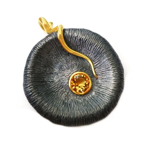 Aspis Shield Sterling Silver Pendant
