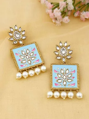 Baby Blue Kalavati Studs