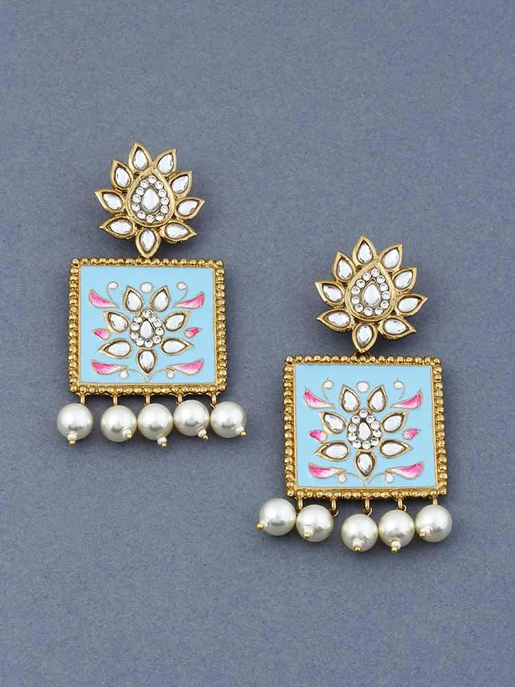 Baby Blue Kalavati Studs