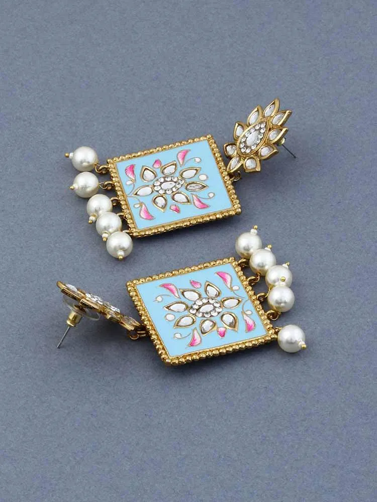 Baby Blue Kalavati Studs