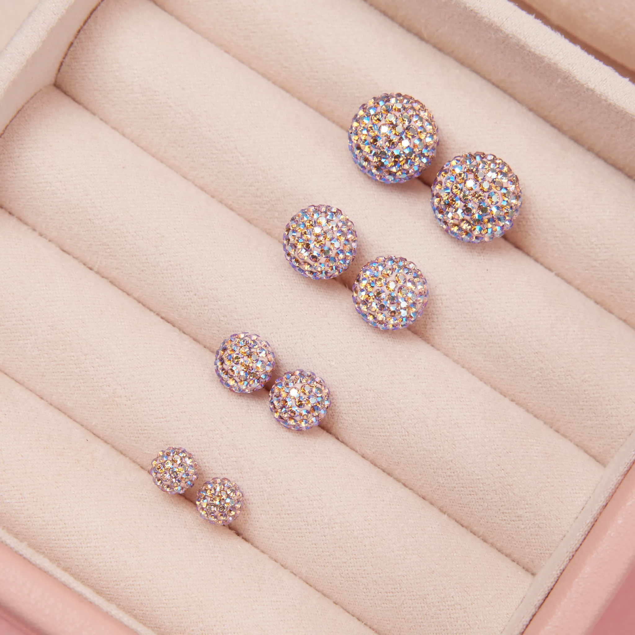 Ballet Slipper Sparkle Ball™ Stud Earrings