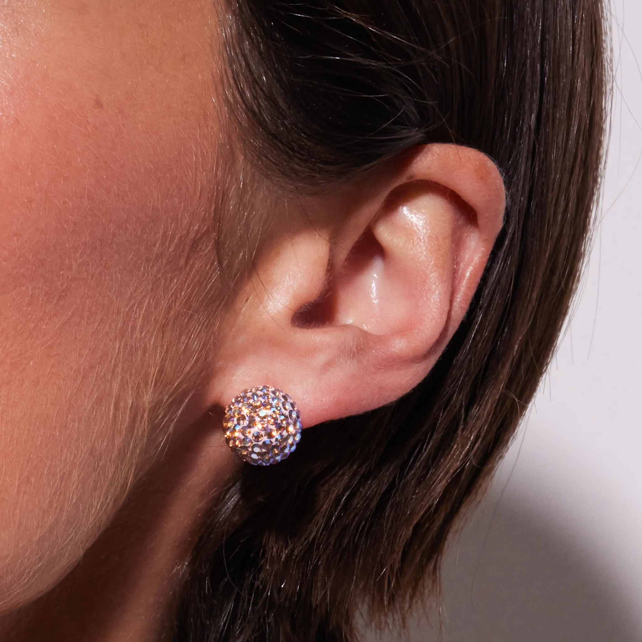 Ballet Slipper Sparkle Ball™ Stud Earrings