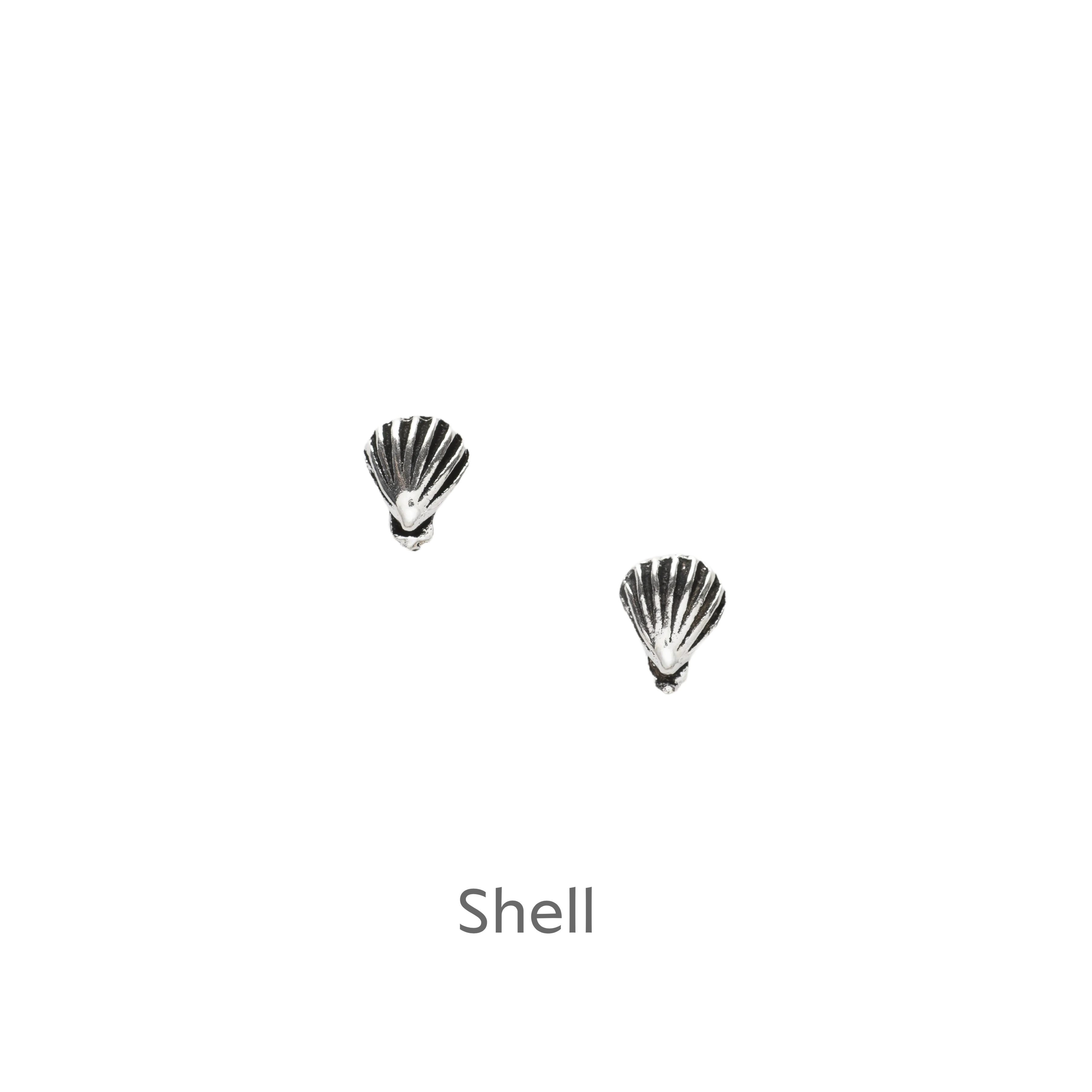 Beach Baby Sterling Silver Stud Earrings - Unique Boxed Gift Card