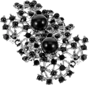 BESPORTBLE 2pcs Fashionable Corsage Brooch Alloy Pearl Brooches for Women Stylish for Wedding Banquet