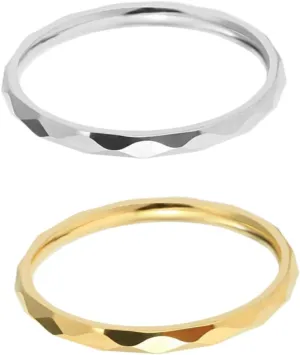 BESPORTBLE Finger Steel Rings Lovers Ring for Valentine's Day Knuckle Decor Ring Titanium Steel Suits for Women