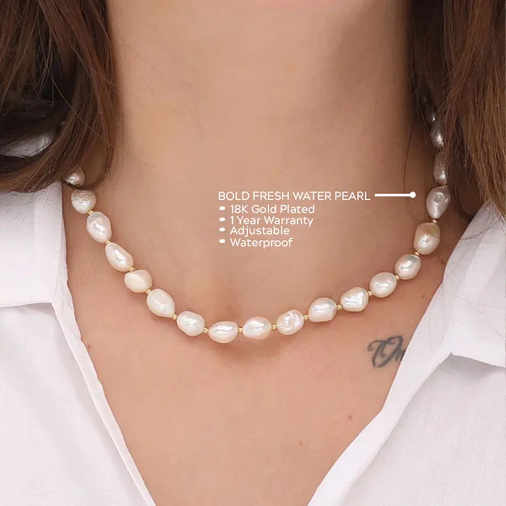 Bold & Beautiful Pearl Necklace