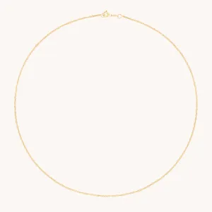 Bold Astrid Chain Necklace in Solid Gold