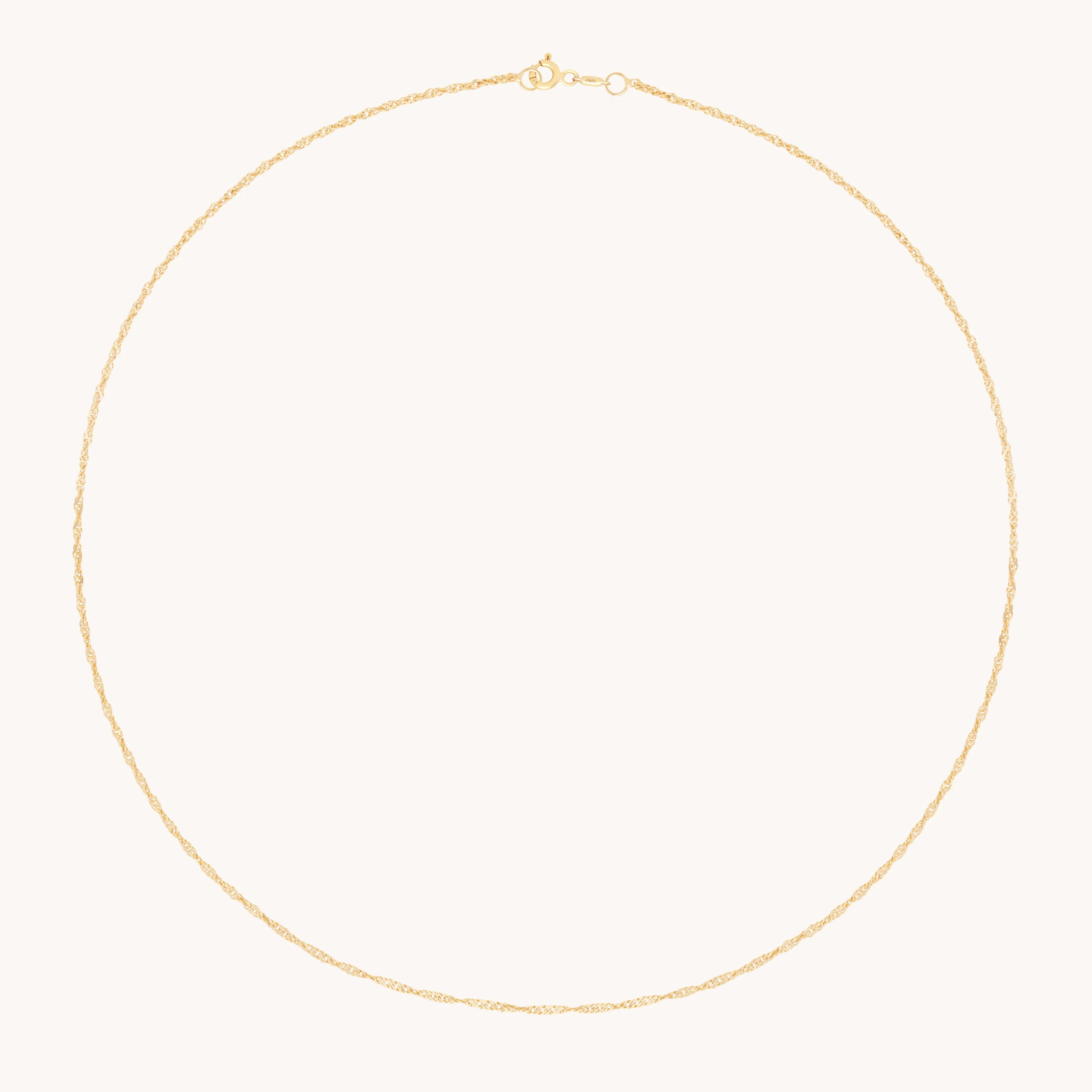 Bold Astrid Chain Necklace in Solid Gold