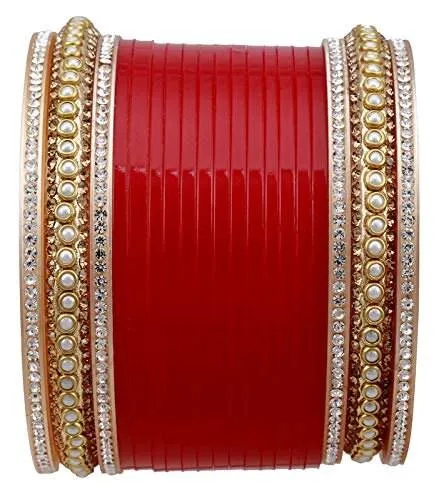 Bridal Chooda / Indian Wedding / Kundan Chooda / Bridal Bangles / Indian Chura / Punjabi Chura / Sikh Wedding / Punjabi Wedding / Sikh Chura