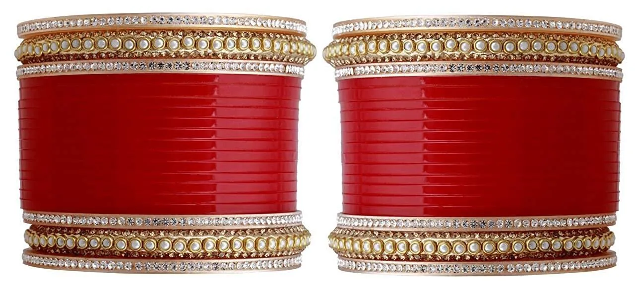 Bridal Chooda / Indian Wedding / Kundan Chooda / Bridal Bangles / Indian Chura / Punjabi Chura / Sikh Wedding / Punjabi Wedding / Sikh Chura