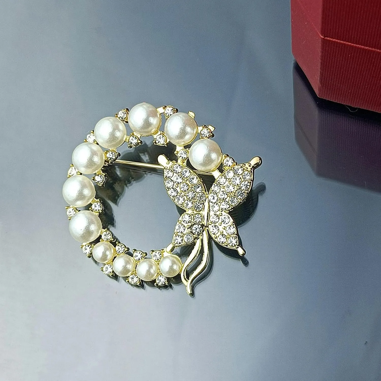 Brooch female fixed clothing accessories with anti slip buckle brooch pin for Backpacks Clothes Hats