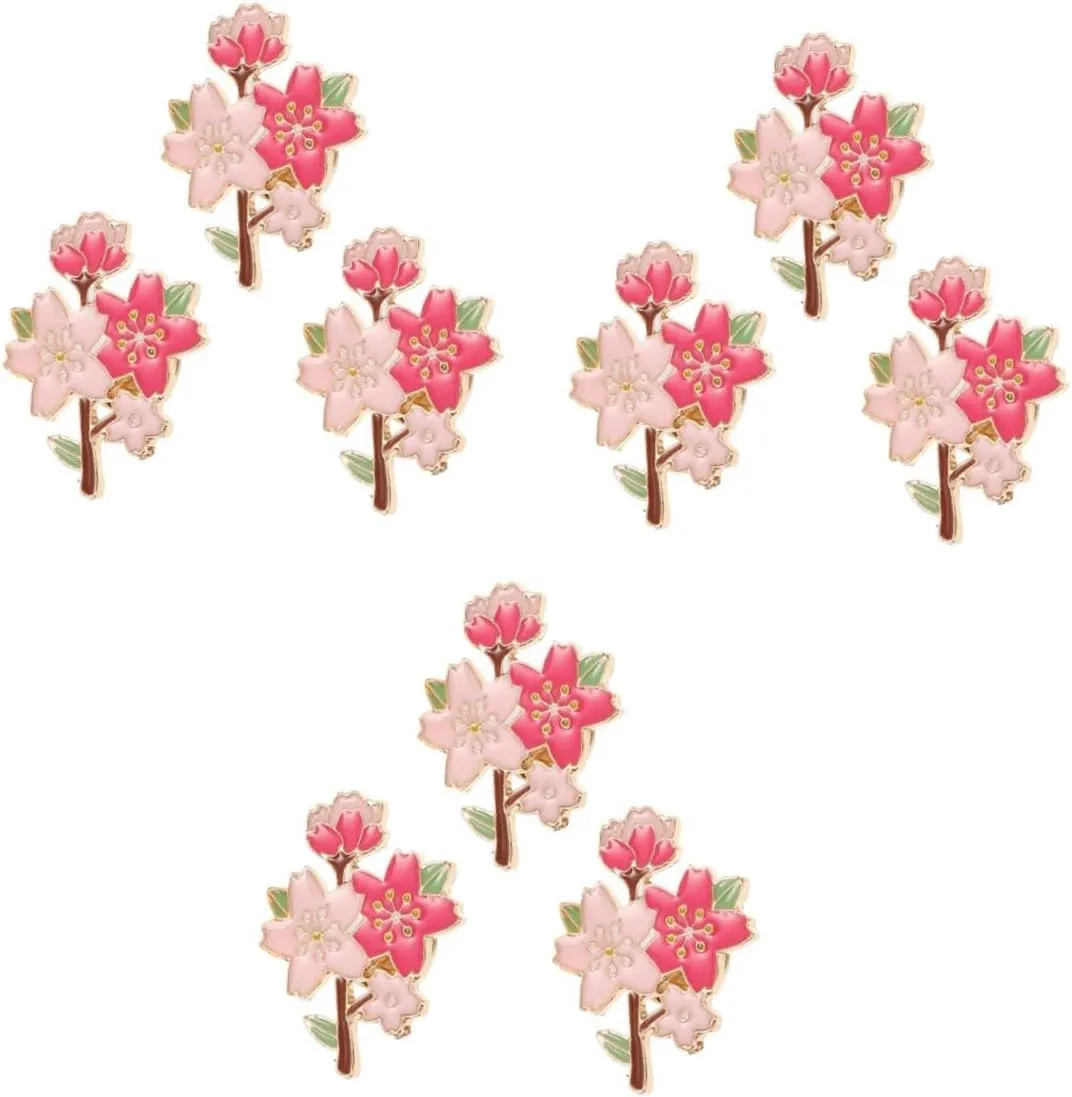 Brooch Floral Pins Back Cute Pins for Back Aesthetic Brooch Pins for Women Fashion Cherry Blossom Brooch