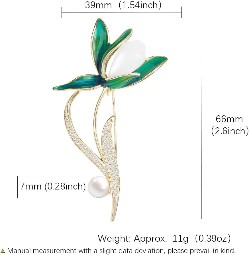 Brooches for Women, Shiny Cubic Zirconia Brooch Pins for Women Fashion Brooch Pin Broach Jewelry Gift