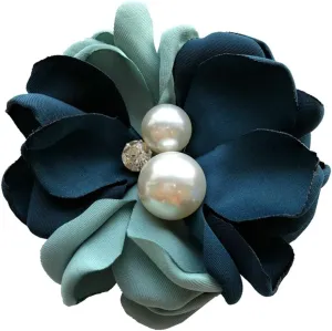 Brooches,Shawl Clips,Pins,Women Bow Brooch Camellia Flower Bride Dress Boutonniere Studded Pearl Neck Tie Brooches Pin Wedding Party Decor - Red (Color : Rojo)