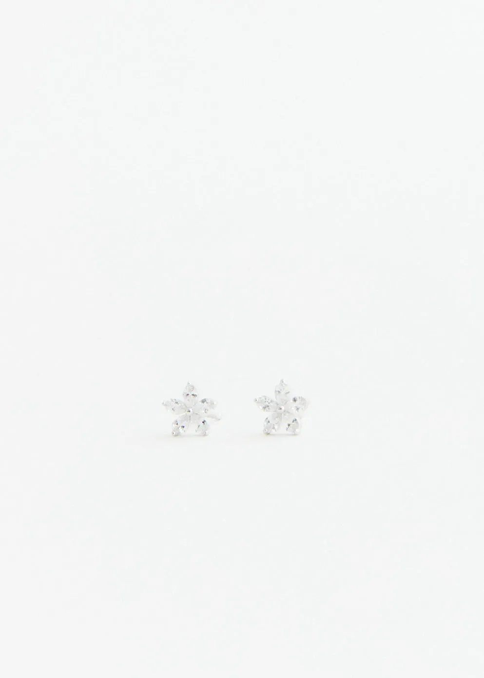 Crystal Flower Studs