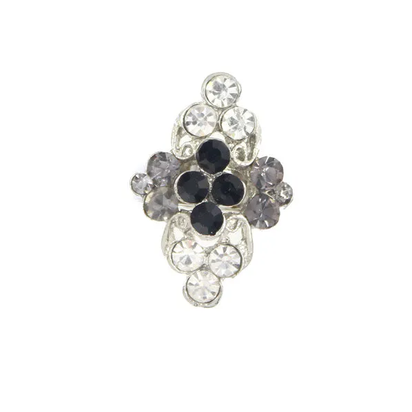 Czech Rhinestone Adjustable Ring