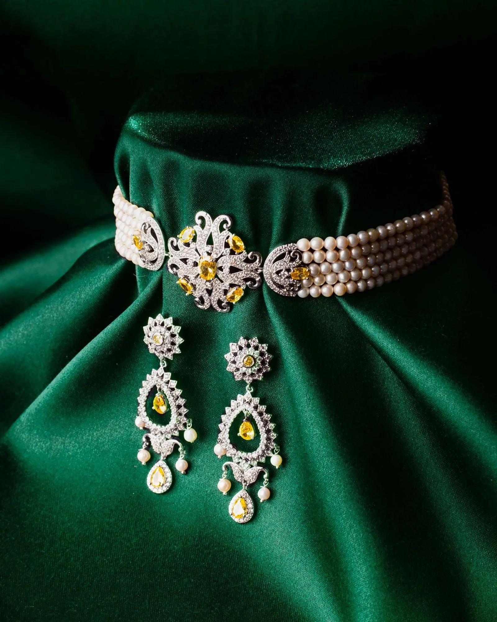 Deepa's Regal Flair Necklace Set