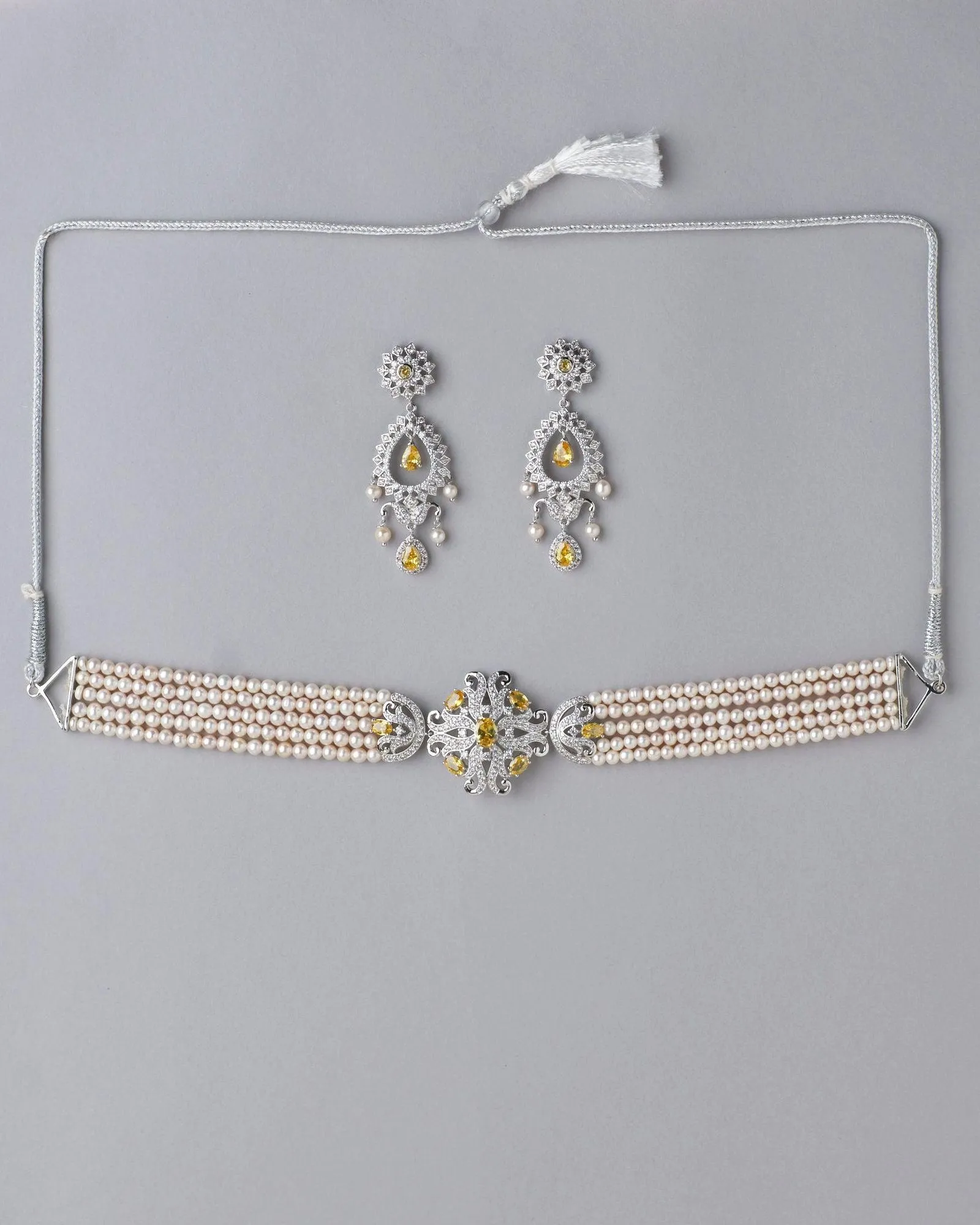 Deepa's Regal Flair Necklace Set