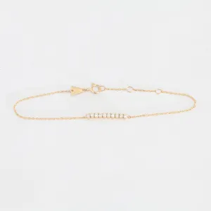 Diamond Rounds Chain Bracelet