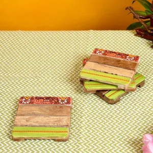 Dittaya Madhubani Coaster - Set Of Four