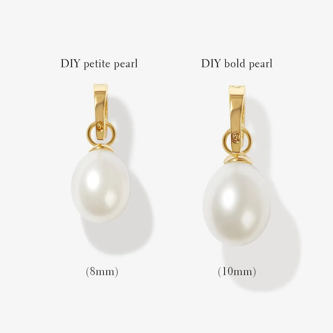 DIY pearl earring