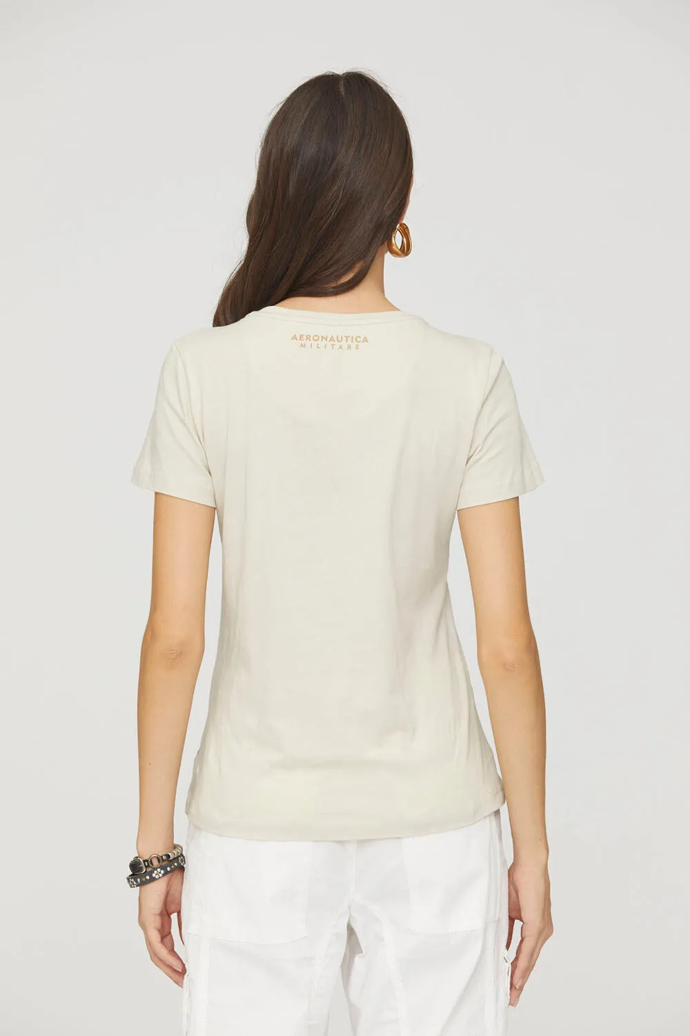 Eagle woman t-shirt with studs