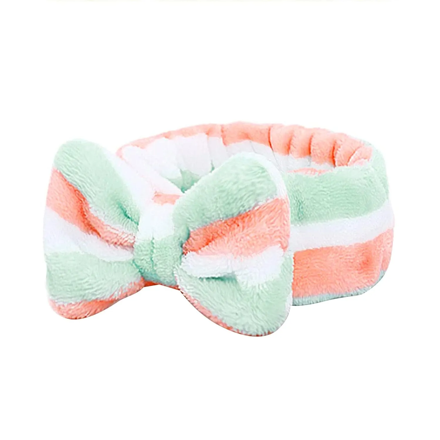 Elastic Hair Band Women Face Washing Headband Towel Soft Coral Fleece Head Wraps