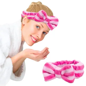 Elastic Hair Band Women Makeup Cosmetic Spa Hair Band Soft Coral Fleece Head Wraps