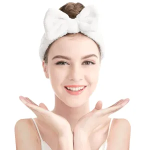 Elastic Hair Band Women Wash Spa Yoga Sports Headbands Soft Coral Fleece Head Wraps
