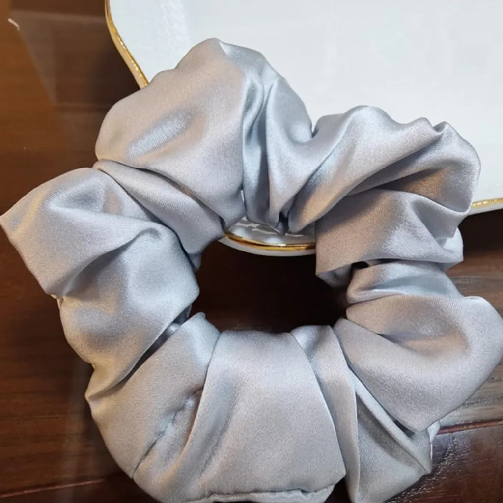Elegant Scrunchies Soft Silk Hairband Fashionable and Comfortable Haripieces Elastic Hair Scrunchy for Women and Girls