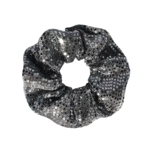 Elegant Sequined Scrunchies for Women Soft Fabric Hairbands Elastic Hair Ties Comfortable Hairpieces Hair Decoration