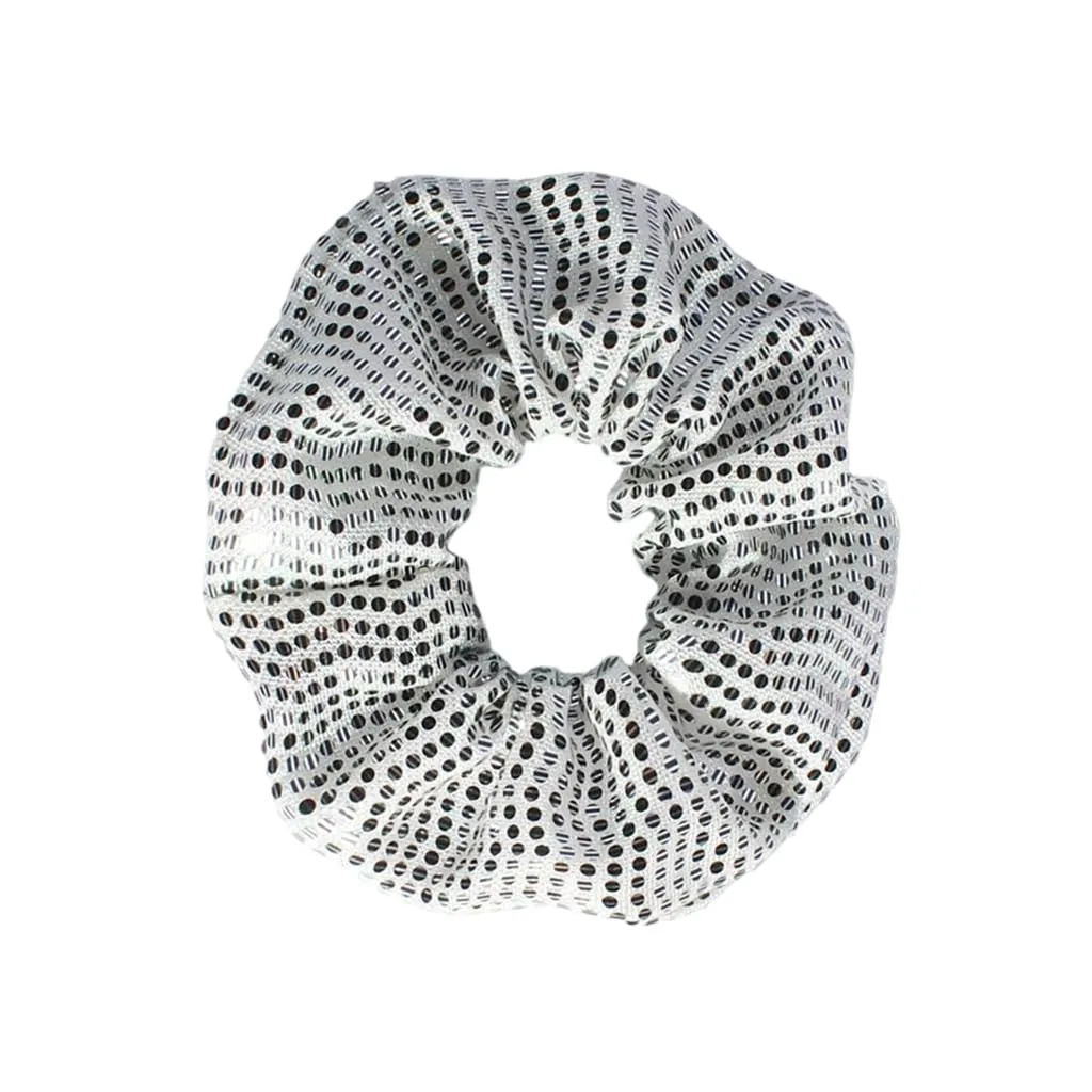 Elegant Sequined Scrunchies for Women Soft Fabric Hairbands Elastic Hair Ties Comfortable Hairpieces Hair Decoration