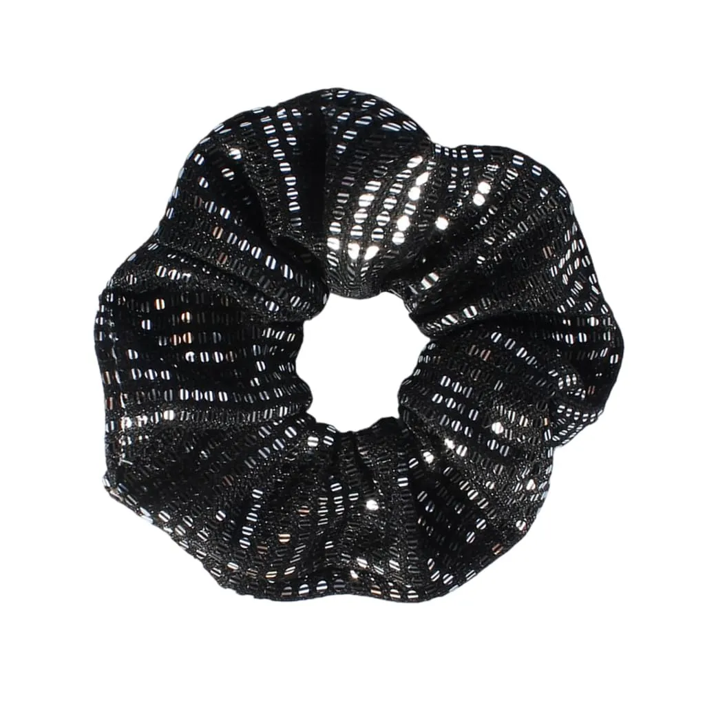 Elegant Sequined Scrunchies for Women Soft Fabric Hairbands Elastic Hair Ties Comfortable Hairpieces Hair Decoration