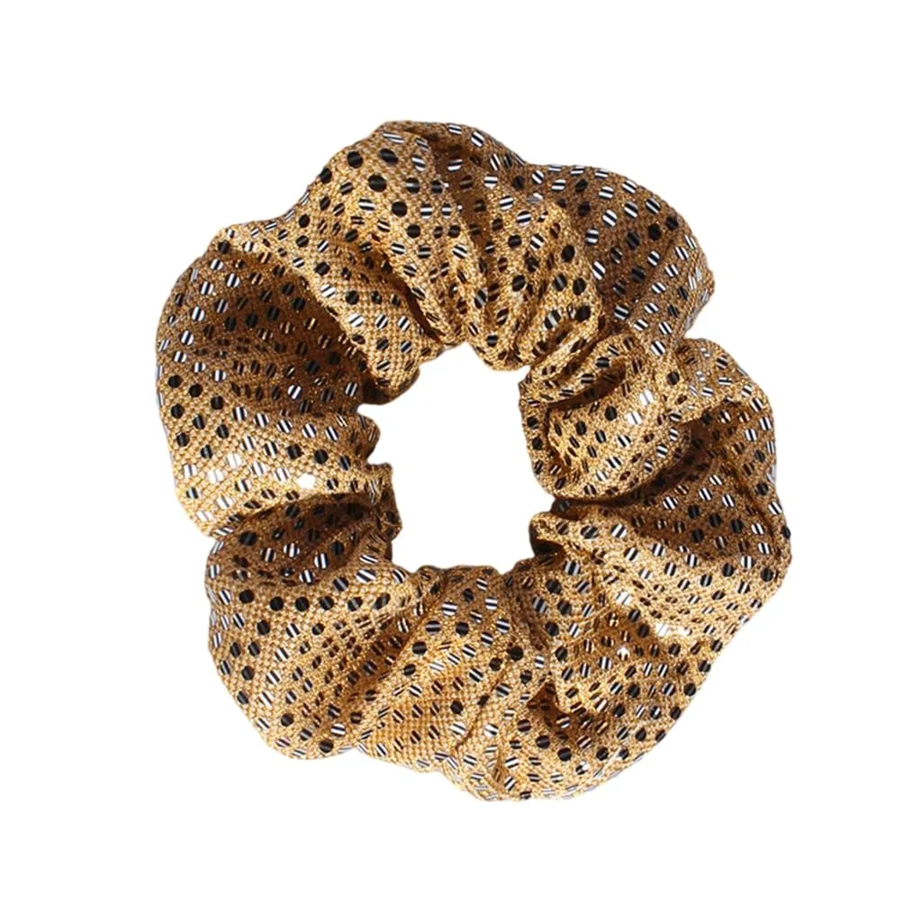 Elegant Sequined Scrunchies for Women Soft Fabric Hairbands Elastic Hair Ties Comfortable Hairpieces Hair Decoration