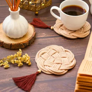 Eliam Swirl Handcrafted Coaster - Set Of Two