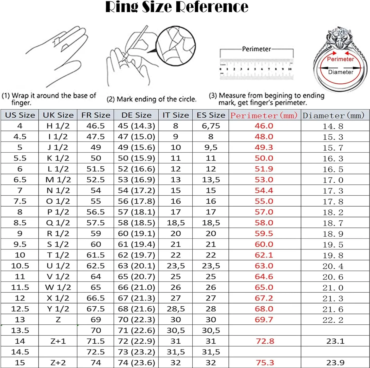 Engagement Rings Real, Natural Diamond Anniversary Ring White Round Diamond Stackable Solitary for Women Engagement Stacking Rings for Women